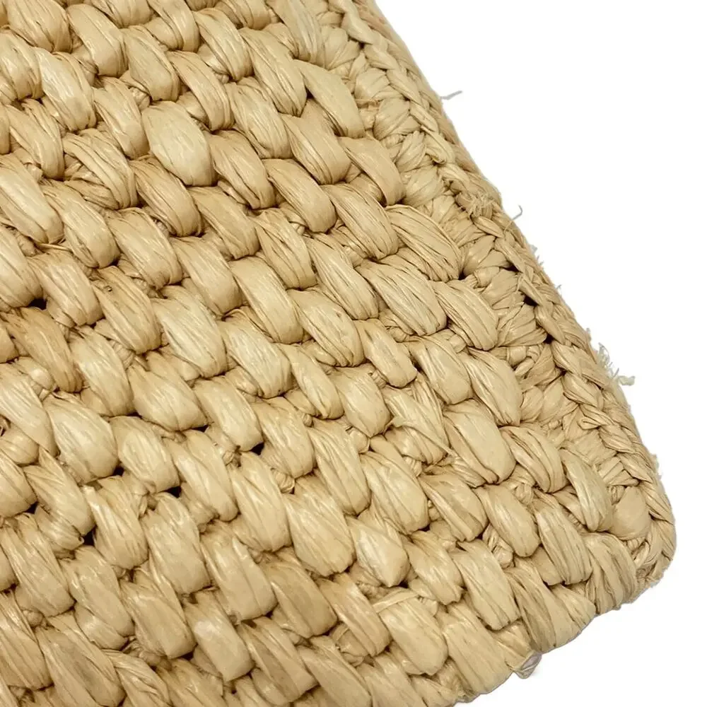 Loewe Standard A5 Handbag A563S30X05 Beige Black Brown Raffia Leather